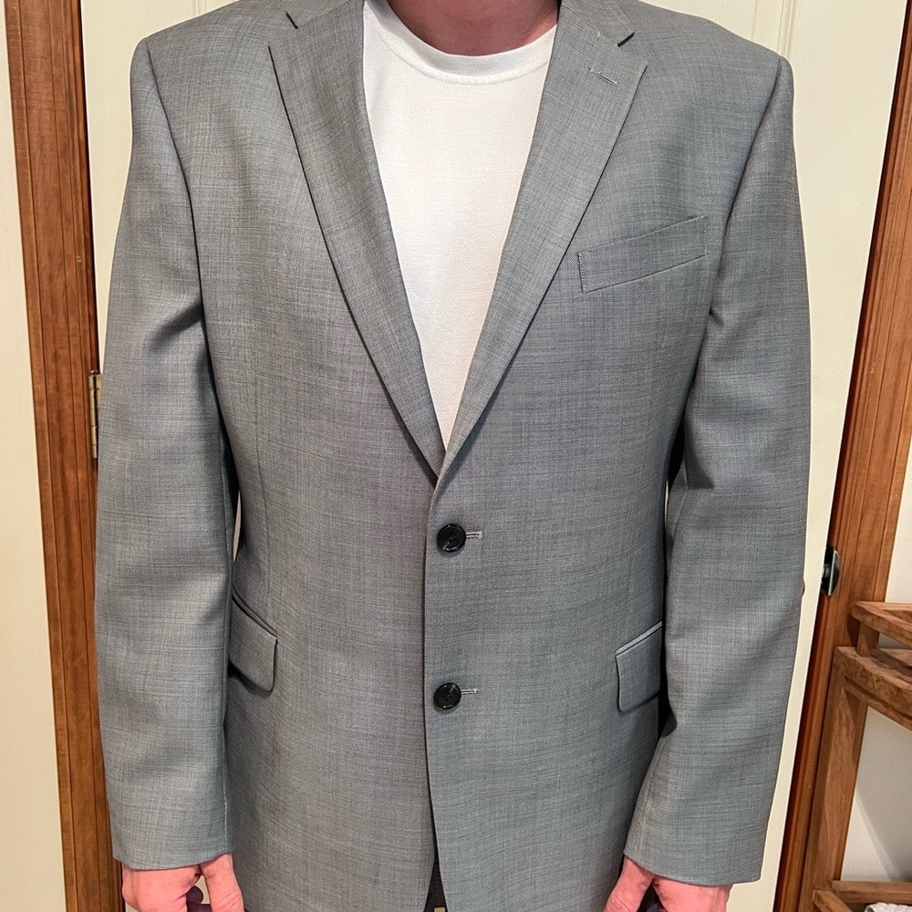 Tommy Hilfiger Gray Sport Coat Modern Fit